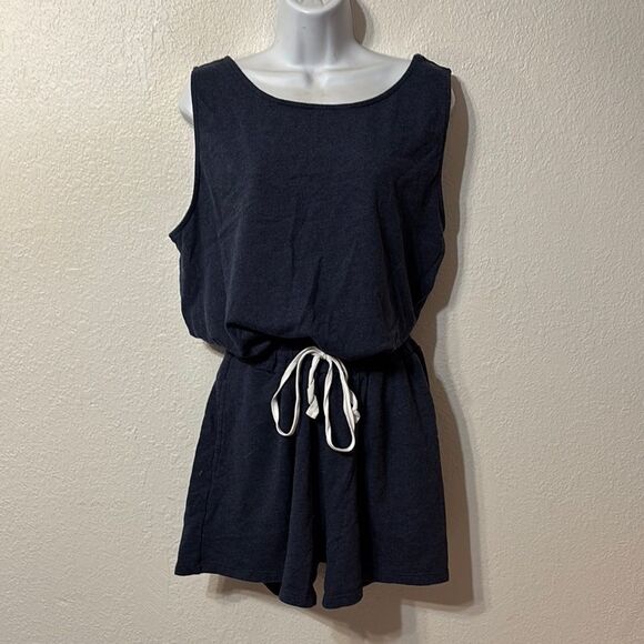 Pure Navy Sleeveless Romper XL - Picture 1 of 7